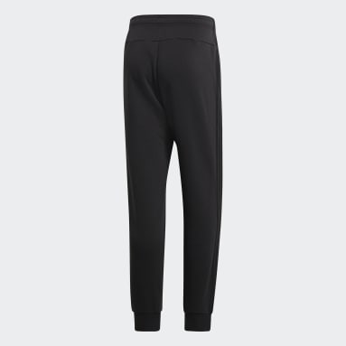 Pantaloni Essentials 3-Stripes Tapered Cuffed Nero Uomo Sportswear