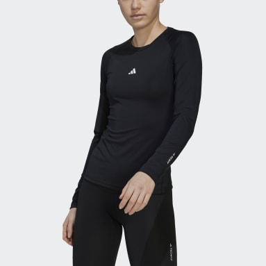 Techfit Long Sleeve Treningsoverdel Svart