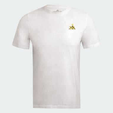 Polo Estampada Optimoticons Blanco Hombre Sportswear