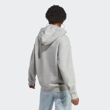 Sweat-shirt à capuche Trefoil Gris Femmes Originals