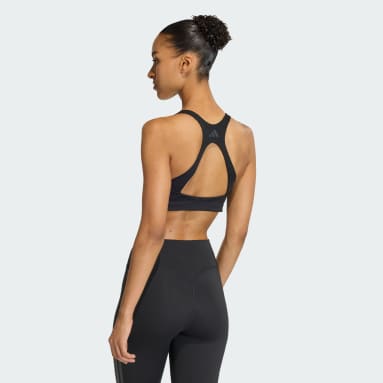 Áo Bra Nâng Đỡ Vừa 3 Sọc Optime Workout