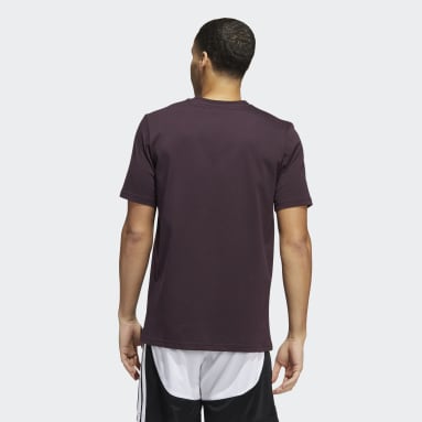 Polera Motion Badge of Sport Estampada Rojo Hombre Basketball
