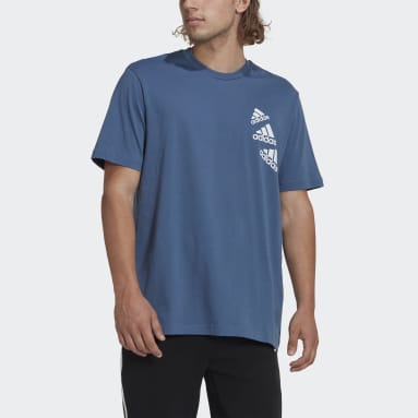 Men Sportswear Blue Essentials BrandLove Tee