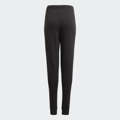 Pantalón adidas Essentials 3 Rayas Felpa Francesa Negro Niña Sportswear