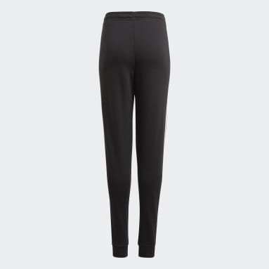 Pantalón adidas Essentials 3 Tiras Felpa Francesa Negro Niña Sportswear