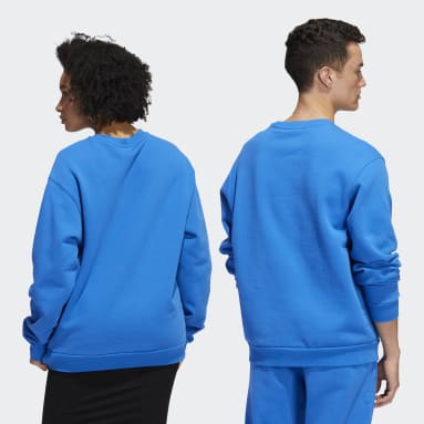 Originals Blue Heavyweight Shmoofoil Crewneck Sweater (Gender Neutral)