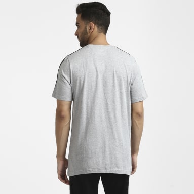 Men Lifestyle Grey M 3S SJ T