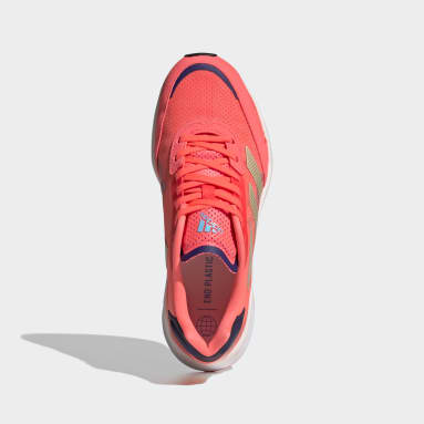 Women Running Pink Adizero Boston 10 Shoes W