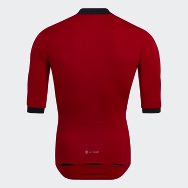 Jersey de Ciclismo The Letras Manga Corta Azul Hombre Ciclismo