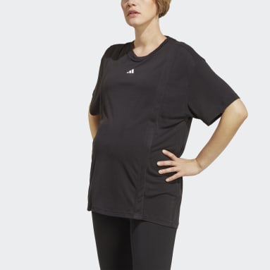 Frauen Fitness & Training AEROREADY Train Essentials Still-T-Shirt – Umstandsmode Schwarz