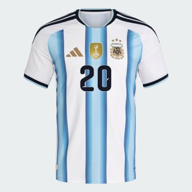 Argentina 26 Home Mac Allister Authentic Jersey