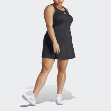 Women's Tennis Black Tennis Y-Dress (Plus Size)
