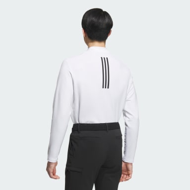 남성 Golf White 콜드레디 하프집 긴팔 셔츠