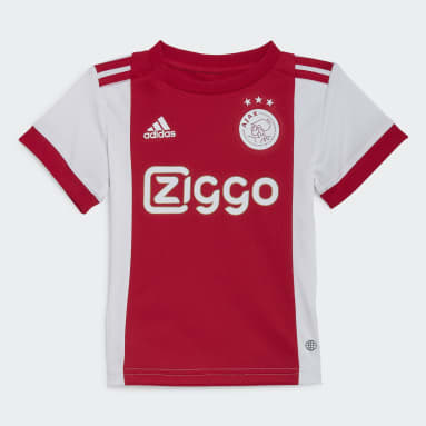 Kids Football Red Ajax Amsterdam 22/23 Home Baby Kit