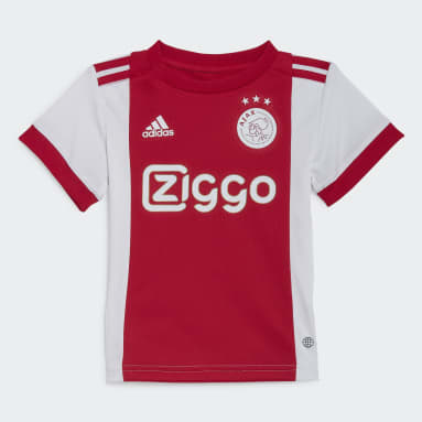 Deti Futbal červená Súprava Ajax Amsterdam 22/23 Home Baby
