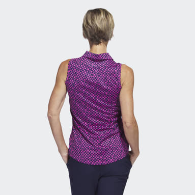 Polo de golf sans manches Ultimate365 Rose Femmes Golf
