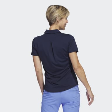 Women Golf Blue Ultimate 365 Solid Golf Polo Shirt