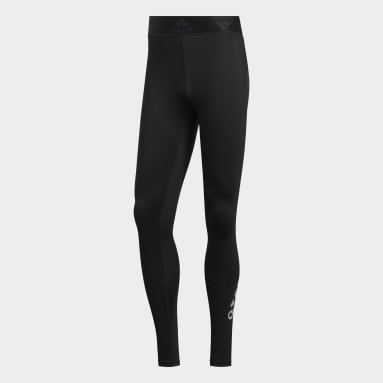 Men Training Black Alphaskin 2.0 Sport Long Tights
