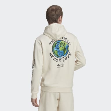 Herr Originals Vit adidas Originals x André Saraiva Hoodie