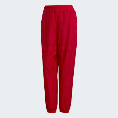 Pantalon de survêtement Adicolor Sliced Trefoil Japona Rouge Femmes Originals