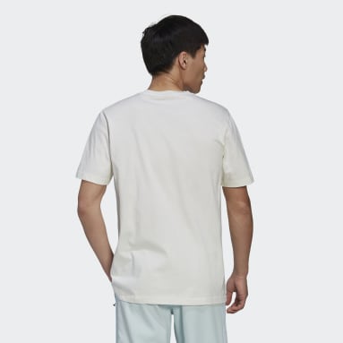 Herr Originals Vit adidas Adventure Mountain Front Tee