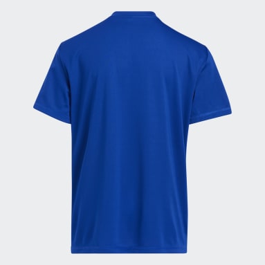 Youth Training Blue Performance Tee (Extended Size)