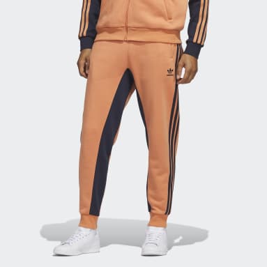 Men Originals Orange SST Fleece Track Pants