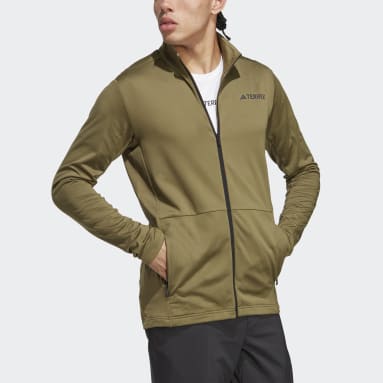 Men TERREX Green Terrex Multi Full-Zip Fleece Jacket