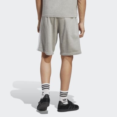 Short adidas online gris hombre