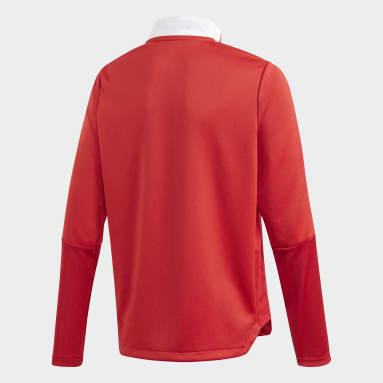 Sudadera entrenamiento Tiro 21 Rojo Niño Fútbol
