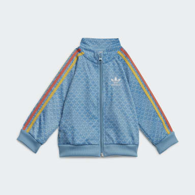Deti Originals modrá Tepláková súprava Monogram Print