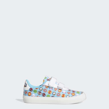 Chaussure adidas x Marvel Super Hero Adventures Vulc Raid3r Blanc Enfants Sportswear