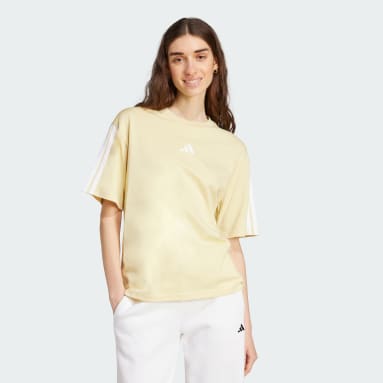 エッセンシャルズ スリーストライプス半袖Tシャツ