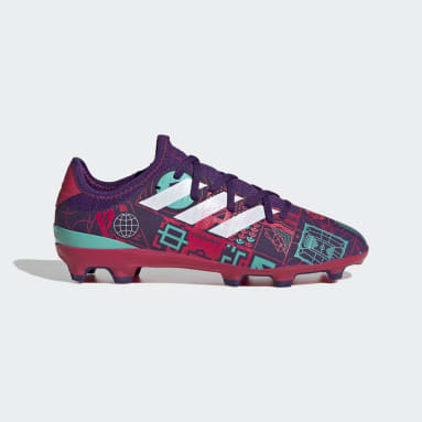 Adidas best sale botines violetas