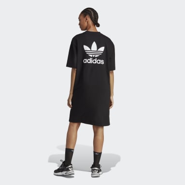 Women originals Black 아디컬러 클래식 빅 트레포일 티 드레스