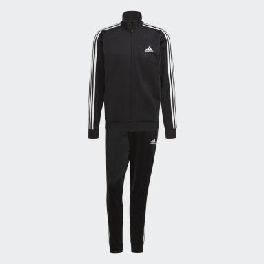 Männer Sportswear Primegreen Essentials 3-Streifen Trainingsanzug Schwarz