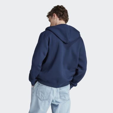 Adidas Blue Hoodies for Men