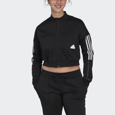 Veste de survêtement cropped Noir Femmes Sportswear