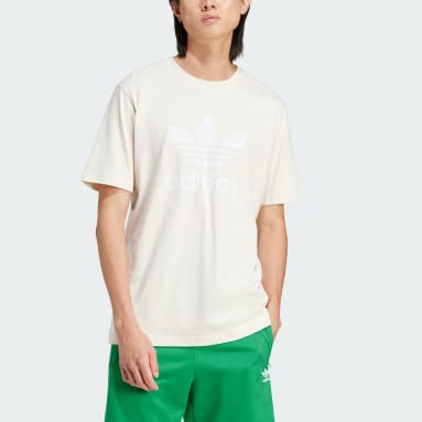 T-shirt Trèfle Adicolor Beige Hommes Originals