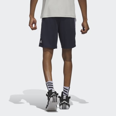 Men's Basketball Blue adidas Legends 3-Stripes Basketball Shorts