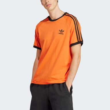 Adidas Men's Shirt - Orange - M