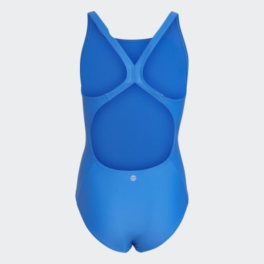 Costume da bagno Solid Fitness Blu Ragazza Nuoto
