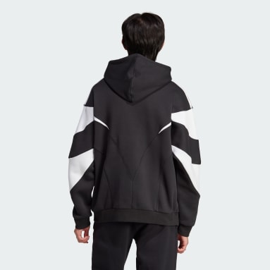 Adidas hoodie mens black online