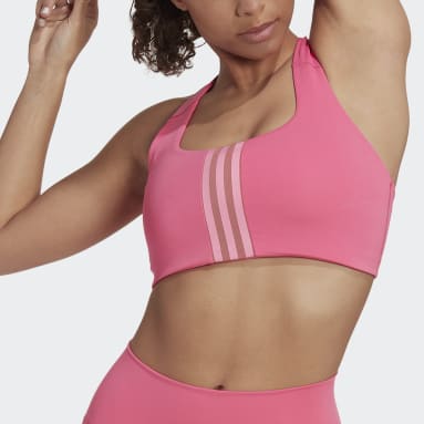 Sujetador Powerimpact Training Medium-Support Rosa Mujer Gimnasio Y Entrenamiento