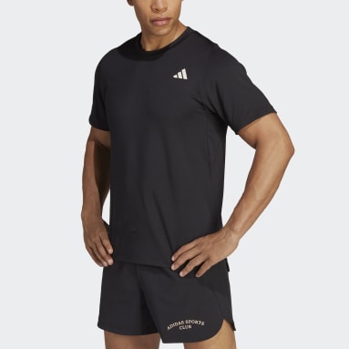 T-shirt Sports Club Preto Homem Ginásio E Treino