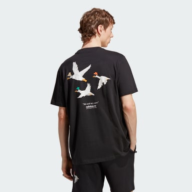 T-shirt adidas Adventure Graphic Duckies Nero Uomo Originals