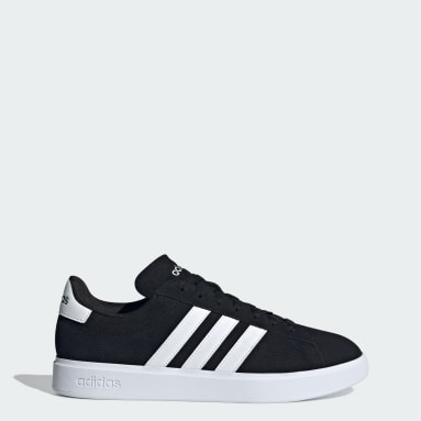 Adidas Unisex Shoes- Classic Black With 3 White Stripes, Brown Souls, Size  5