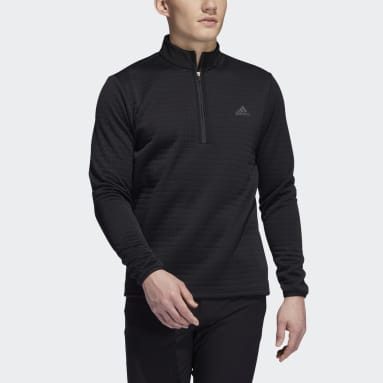 Men Golf Black DWR 1/4-Zip Sweatshirt