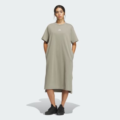 ワーディング ルーズフィット シングルジャージー Tシャツワンピース