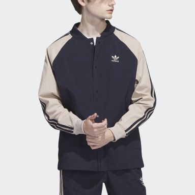 Heren Originals blauw SST Geweven Jack
